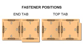 Custom Folder Fastener Positions Map