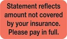 Insurance Patient Responsibility Labels
