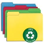 Smead Colored Top Tab File Folders