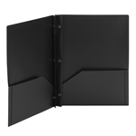 Poly Two-Pocket Folders with Fasteners