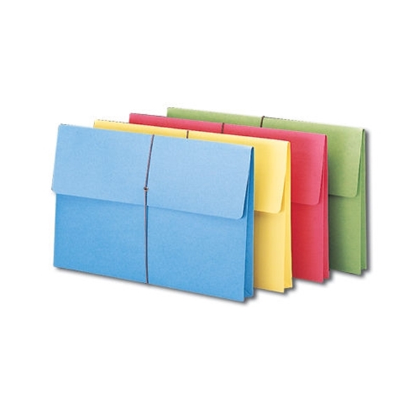 Smead 77271 Expanding Wallet, 2" Expansion, Flap and Cord Closure